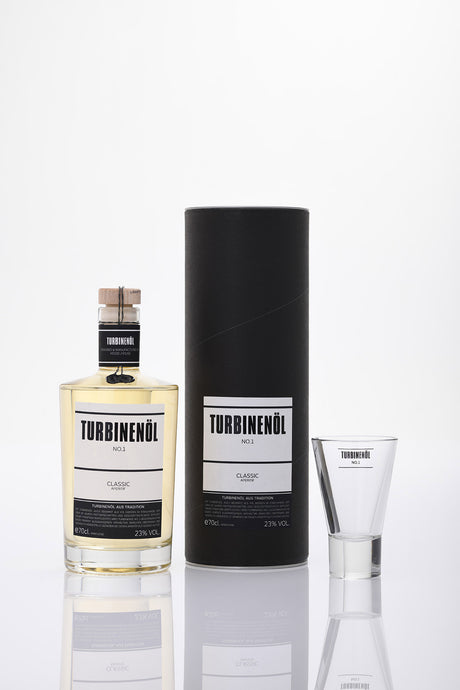 Geschenkset Turbinenöl no.1 0,35l Flasche